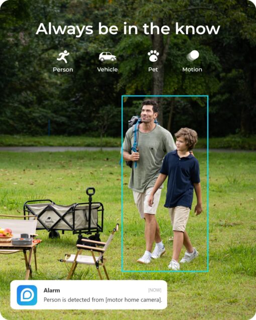 REOLINK 4K LTE Cellular Security Camera Wireless Outdoor, No WiFi, 3G/4G LTE, Solar Powered, SIM Card+32GB SD Card Included, Color Night Vision, Local/Cloud Storage, Go PT Ultra+SP, Updated Version - Image 5