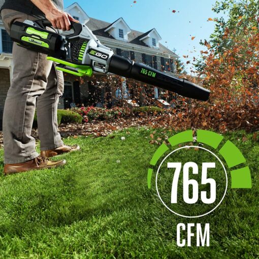 EGO Power+ LB7654 56-Volt 765 CFM Brushless Cordless Leaf Blower, 5.0Ah Battery, 320W Charger Included Plus Extra BA1400T 2.5Ah Battery - Image 6