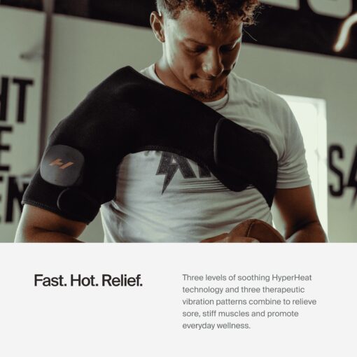 Hyperice Venom 2 - Advanced Heat + Vibration Wrap (Left Shoulder) - FSA or HSA Approved - Image 4