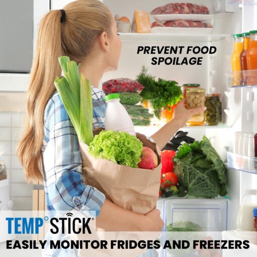 Temp Stick Remote WiFi Temperature & Humidity Sensor, Data Logger. No Subscription. 24/7 Monitor, Unlimited Text, App & Email Alerts. Made in America. Use with Alexa, IFTTT. Monitor Anywhere, Anytime - Image 7