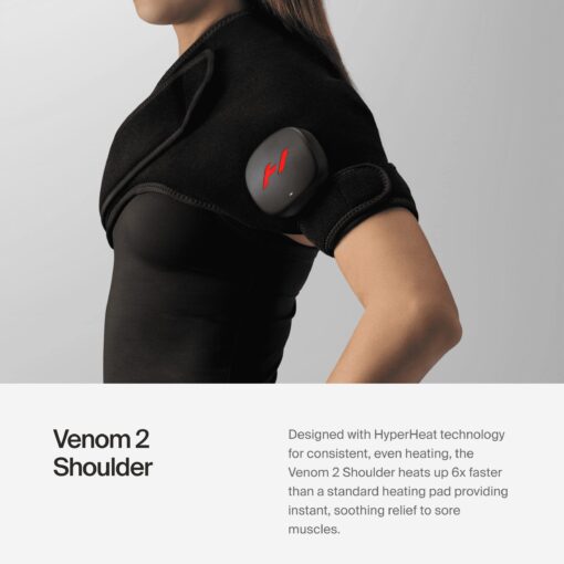Hyperice Venom 2 - Advanced Heat + Vibration Wrap (Left Shoulder) - FSA or HSA Approved - Image 6