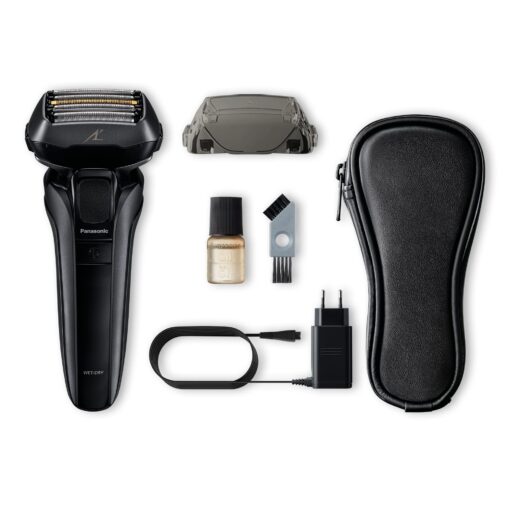 Panasonic ES-LV6U Series 900 Premium Wet/Dry Electric Shaver 5-Way Shaving Head with Linear Motor, Black - Image 5