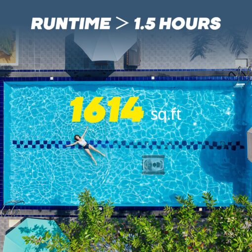 (2024 New) Seauto Crab Cordless Robotic Pool Vacuum, Wall-Climbing, Automatic Pool Cleaner, Suitable for Walls and Floors of 1614 Square Feet Pool - Image 2