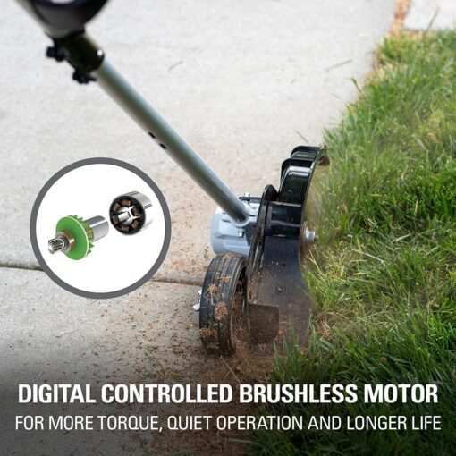 Greenworks 40V 8" Brushless Edger, Battery and Charger Not Included - Image 4