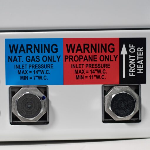 Mr. Heater MHVFDF30BFT 30,000 BTU Vent Free Blue Flame Dual Fuel Natural Gas and Propane Heater For Cold Rooms, Additions, Sun Rooms & Cabins - White - Image 3