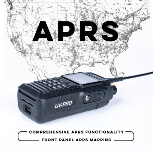 BTECH UV-PRO IP67 Dual Band VHF/UHF Two-Way Radio - APRS, Bluetooth, GPS, Text Messaging, Aviation Band Scanner, NOAA Weather Alerts, USB-C Rechargeable Battery - Image 4