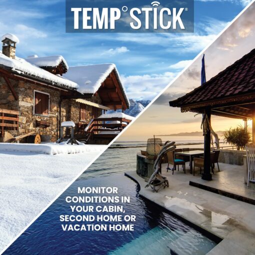 Temp Stick Remote WiFi Temperature & Humidity Sensor, Data Logger. No Subscription. 24/7 Monitor, Unlimited Text, App & Email Alerts. Made in America. Use with Alexa, IFTTT. Monitor Anywhere, Anytime - Image 3