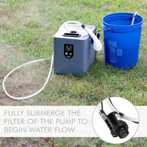 Hike Crew Portable Propane Water Heater & Shower Pump – Compact Outdoor Cleaning Showering System w/LCD Auto Safety Shutoff for Instant Hot While Camping, Hiking Carry Case Included - Image 5