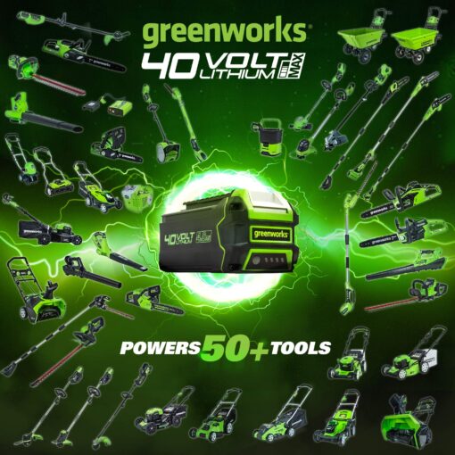 Greenworks 40V 12" TORQDRIVE™ String Trimmer, 2Ah USB Battery and Charger Included ST40B212 - Image 3