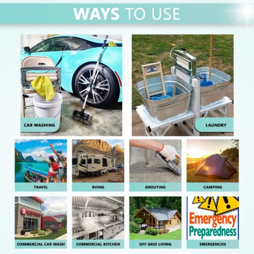 Calliger Clothes Wringer - Better Moisture Removal than Portable Washing Machine/Portable Dryer - Heavy Duty Off Grid Laundry Wringer | Perfect Towel Wringer for Chamois Cloth, Tile Sponge, etc. - Image 3