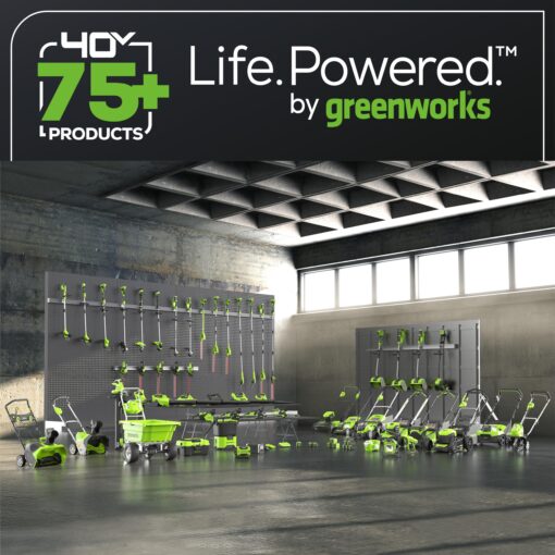 Greenworks 40V Brushless String Trimmer (Attachment Capable) + Brushless Blower Combo Kit, 4.0Ah Battery and Charger Included - Image 7