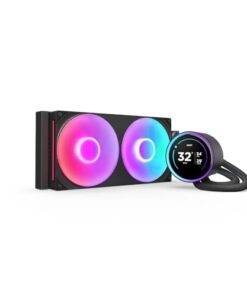 NZXT Kraken Elite 280 RGB 2024 - AIO CPU Liquid Cooler - 280mm Radiator - F280 RGB Core Fan - Customizable 2.72" IPS LCD - NZXT Turbine Pump - AMD® AM5, AM4 - Intel® LGA 1851/1700, 1200/115X - Black