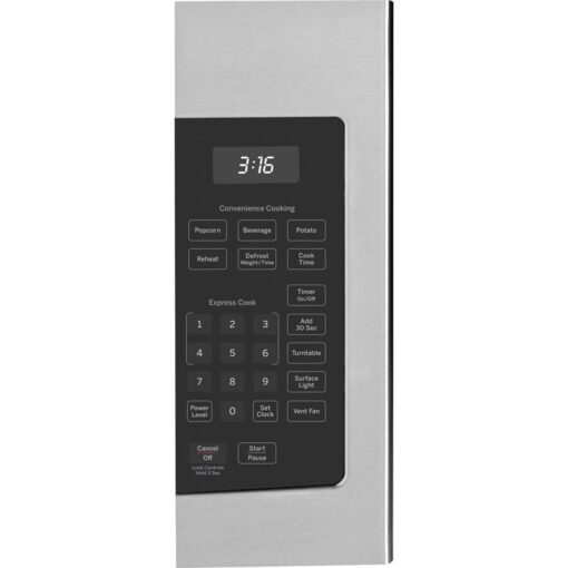 GE JVM3160RFSS 1.6 Cu. Ft. Over-the-Range Microwave Oven Stainless Steel Bundle with 2 YR CPS Enhanced Protection Pack - Image 8