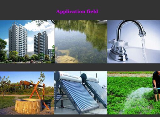 ZYIY 3.5" Deep Well Pump 1.5hp Screw Well Pump Submersible Well Water Pump 220-240V/60Hz Max.Head 120M/394ft Flow 11GPM Rotary Vertical Centrifugal Well Pump for Home Garden Agricultural,Pump for Well - Image 2