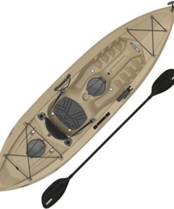 "Lifetime Muskie Angler Sit-On-Top Kayak with Paddle, Tan, 120""" (90508)