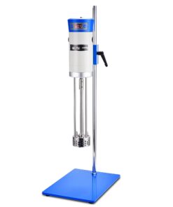 '+UXI Laboratory High Speed Dispersing Homogenizer Emulsifier Capacity 40L (H2O) Water 200-11000r/min 510W Digital Display Blender for Cosmetics/Food/Paints Industry 110V