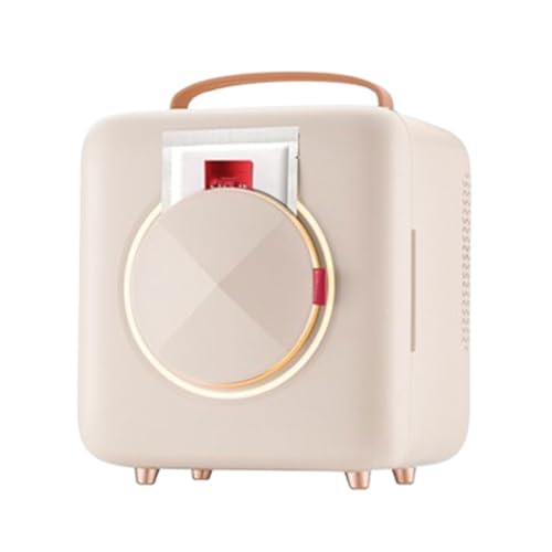 UNYQBFKM Beauty Mini Fridge, 9 L Compact Refrigerator for Skin Care, Makeup and Cosmetic Products, 220V Skincare Fridge for Women & Teen Girls, Portable Makeup Fridge for Bedroom, Office,B