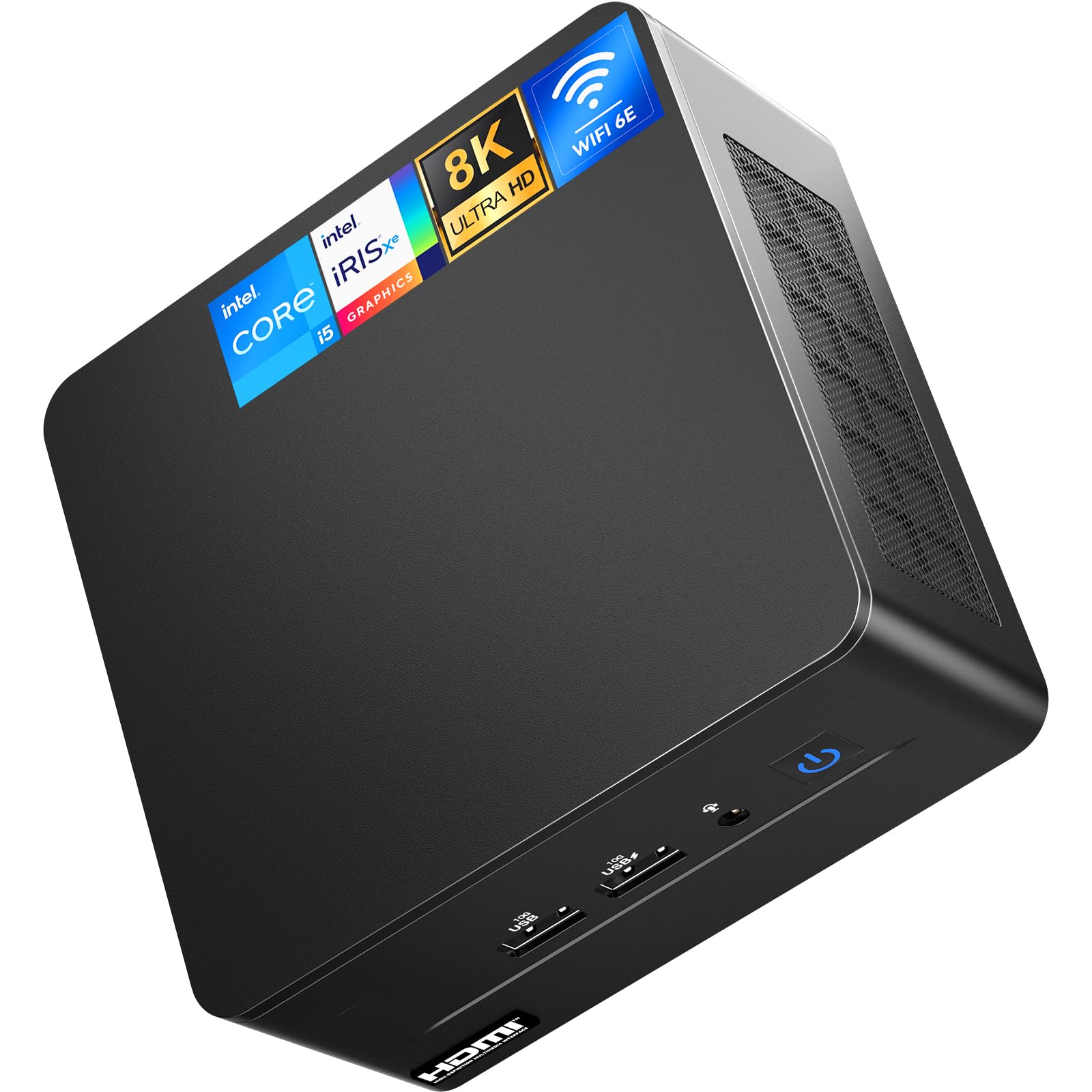 (ASUS NUC) Intel NUC 12 Pro Mini Desktop Computer, Intel Core i5-1240P Mini PC(12C/16T, Up to 4.4GHz) 16GB DDR4 RAM & 512GB PCIe 4.0 NVMe SSD,Iris XE Graphics, WiFi6E/BT5.3/8K/Windows 11 Pro