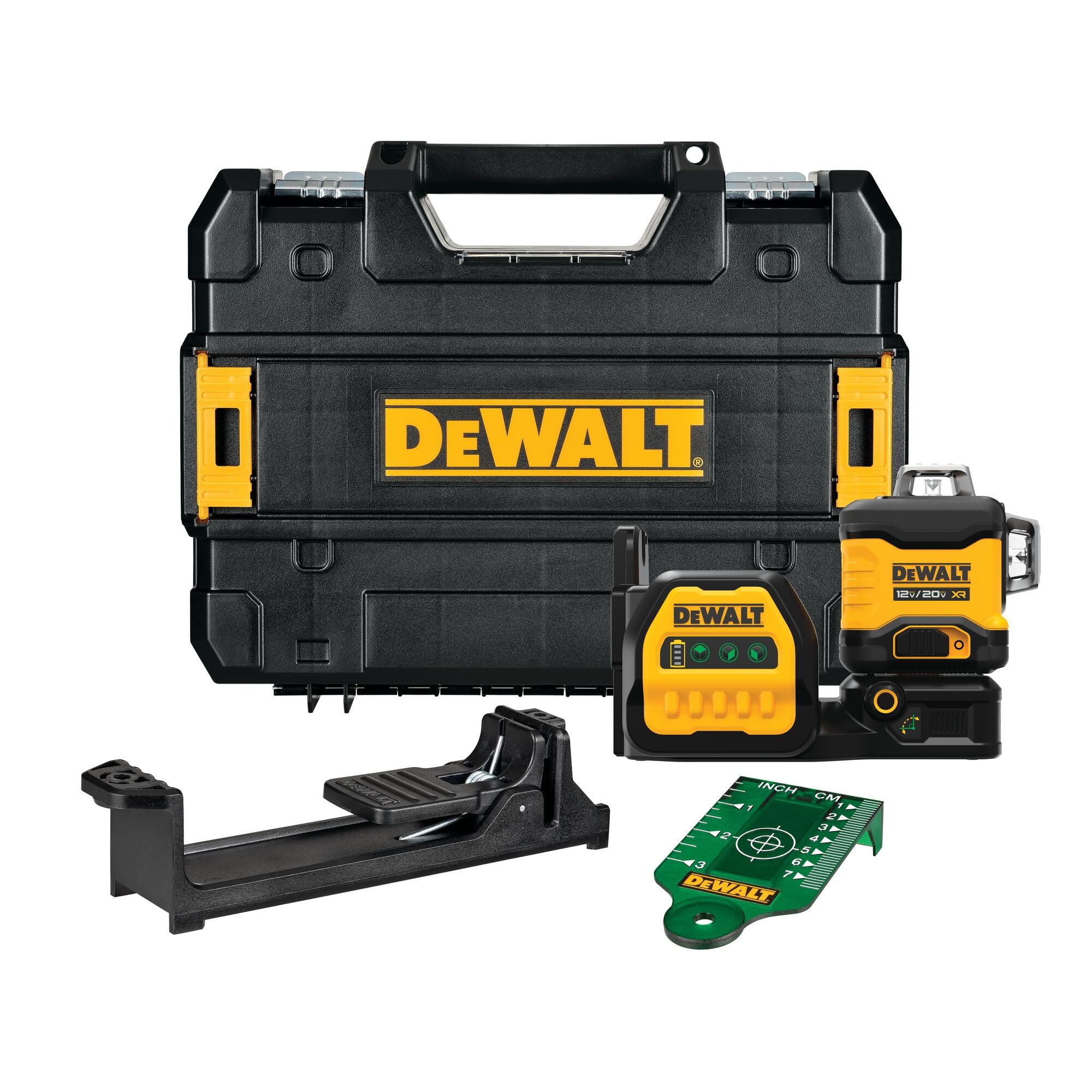 DEWALT 20V/12V MAX Laser Level, 3 x 360, Green, Bare Tool Only (DCLE34030GB)